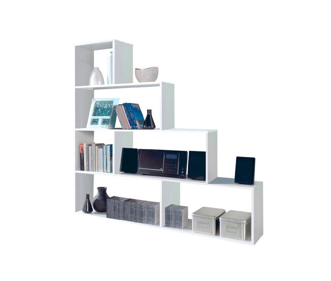Estantería de 6 huecos color Blanco STEP