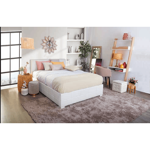Cama CUORE 135 e 140x190cm cor branco
