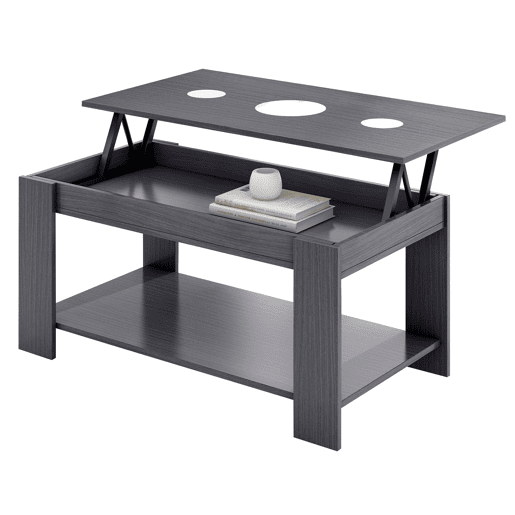 Mesa de centro elevável LUCINDA cinza Mesa de centro elevável LUCINDA cinza