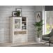 Vitrina baja 3 puertas VERONA Vitrina baja 3 puertas VERONA Blanco/ Madera