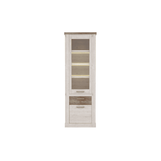 Vitrine alta 2 portas e 1 gaveta VERONA branco