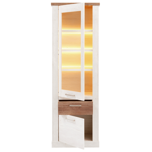 Vitrine alta 2 portas e 1 gaveta VERONA branco
