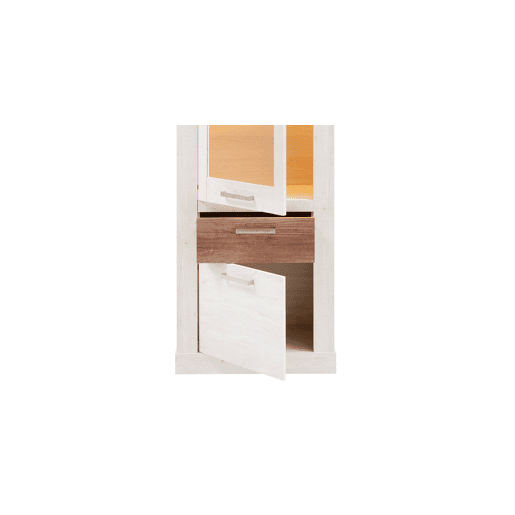 Vitrine alta 2 portas e 1 gaveta VERONA branco