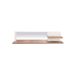 Estante con espejo VERONA roble antiguo Estante con espejo VERONA roble antiguo Blanco/ Madera