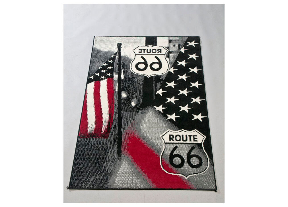 Alfombra ROUTE 66 medidas 120x170cm