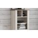 Librería VERONA 1 cajón color roble antiguo Librería VERONA 1 cajón color roble antiguo Blanco/ Madera