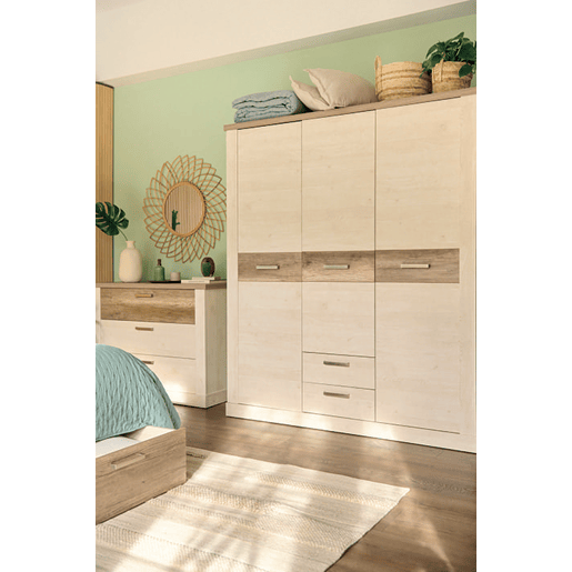 Cômoda 3 gavetas duplas VERONA