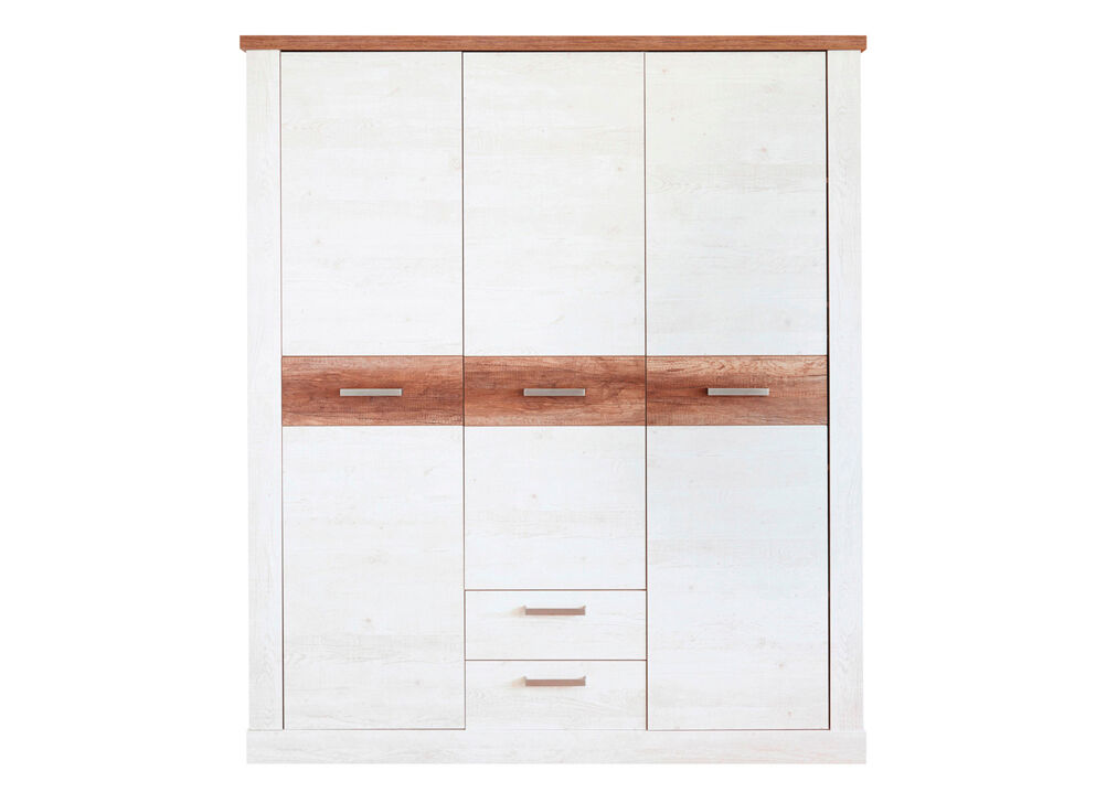 Armario VERONA puertas batientes y 2 cajones 170x199cm roble