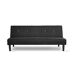 Sofá 2 plazas convertible en cama RIO color negro Sofá 2 plazas convertible en cama RIO color negro Negro