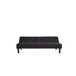 Sofá 2 plazas convertible en cama RIO color negro Sofá 2 plazas convertible en cama RIO color negro Negro