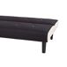 Sofá 2 plazas convertible en cama RIO color negro Sofá 2 plazas convertible en cama RIO color negro Negro