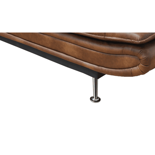 Sofá cama WILLEM 3 lugares castanho