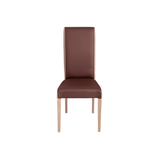 Cadeira de jantar polipele VERONA cor chocolate