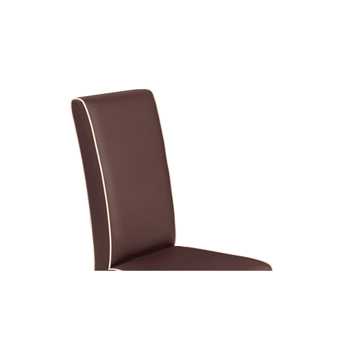 Cadeira de jantar polipele VERONA cor chocolate