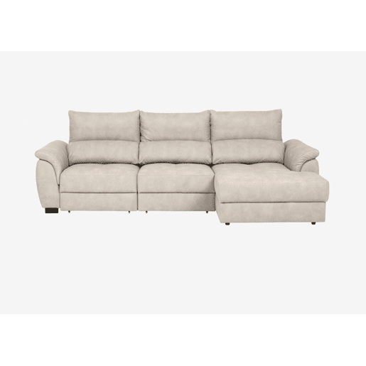 Chaise longue BENSON com cama dereita 4 lugares cinza