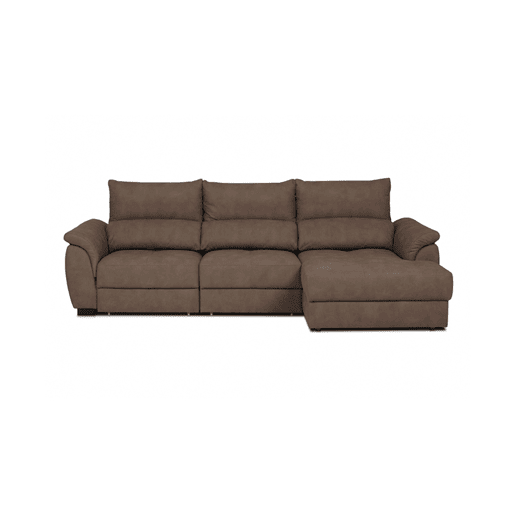 Chaise longue BENSON com cama dereita 4 lugares chocolate
