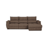 Chaise longue BENSON com cama dereita 4 lugares chocolate