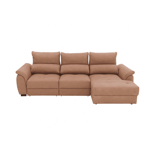Chaise longue BENSON com cama dereita 4 lugares camelo