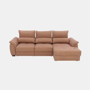 Chaise longue BENSON com cama dereita 4 lugares camelo