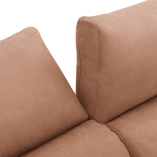 Chaise longue BENSON com cama dereita 4 lugares camelo