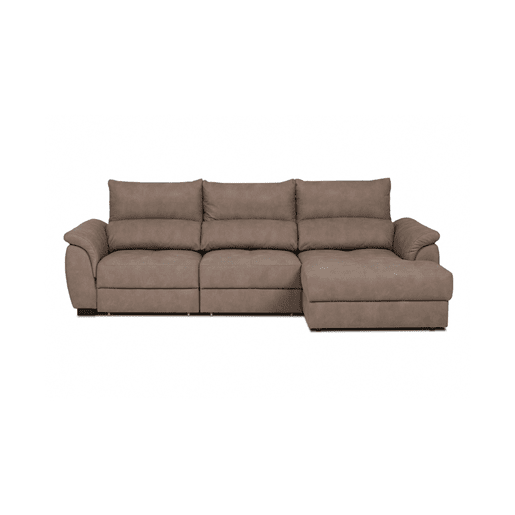 Chaise longue BENSON com cama dereita 4 lugares vison
