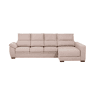 Chaise longue ARGOS reversível 4 lugares bege