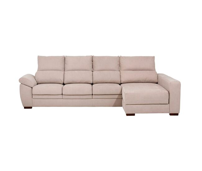 Chaise longue argos reversible 4 plazas beige