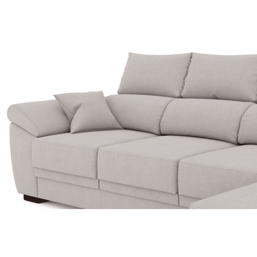 Chaise longue ARGOS reversível 4 lugares bege