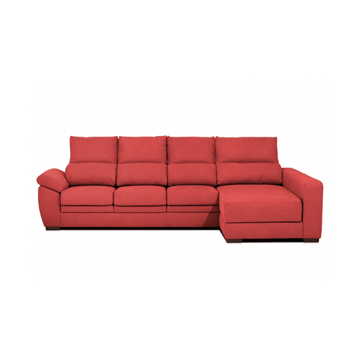 Chaise longue ARGOS reversível 4 lugares vermelho