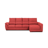 Chaise longue ARGOS reversível 4 lugares vermelho
