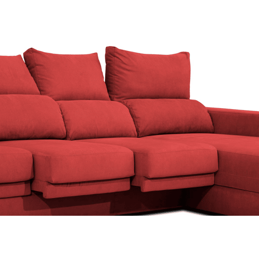Chaise longue ARGOS reversível 4 lugares vermelho