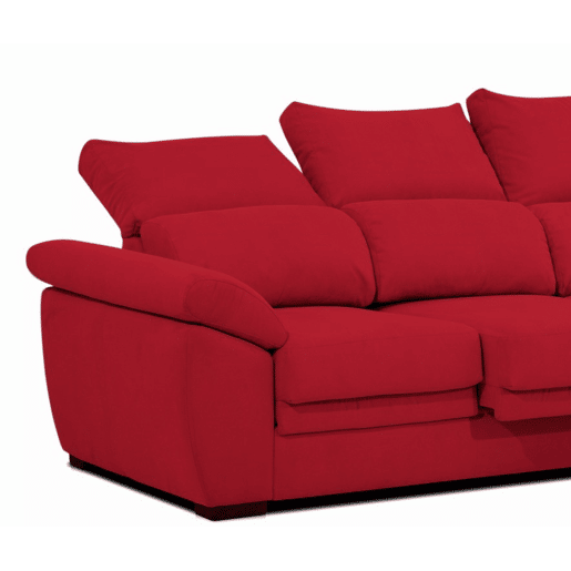 Chaise longue ARGOS reversível 4 lugares vermelho