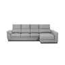 Chaise longue ARGOS reversível 4 lugares cinza