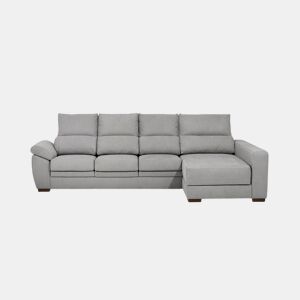 Chaise longue ARGOS reversível 4 lugares cinza