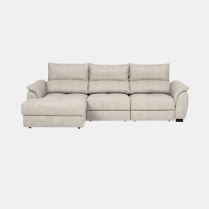 Chaise longue BENSON com cama esquerda 4 lugares cinza