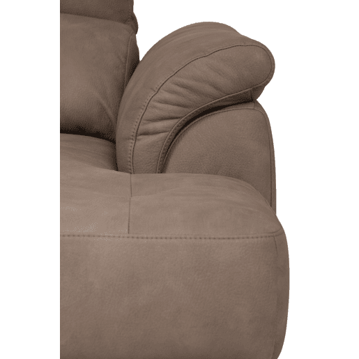Chaise longue BENSON com cama esquerda 4 lugares chocolate