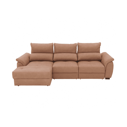 Chaise longue BENSON com cama esquerda 4 lugares camelo