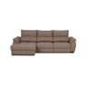 Chaise longue BENSON com cama esquerda 4 lugares vison