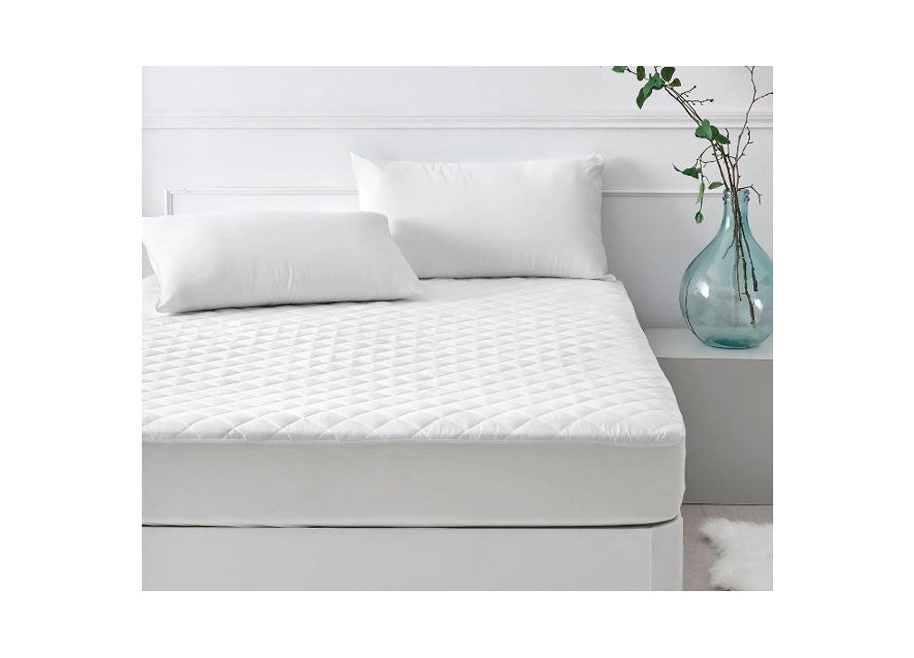 Protector acolchado antiácaros impermeable cama 135cm