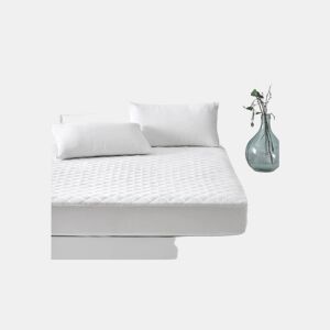 Protetor ACOLCHOADO antiácaro impermeável cama 150cm