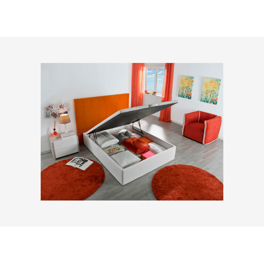 Sommier de polipele SQUARE BOX branco 140x190cm