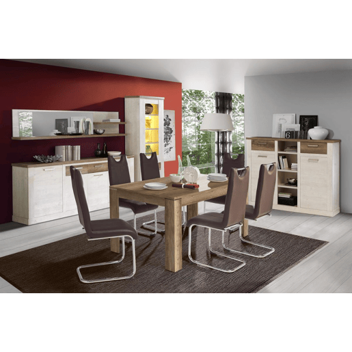 Mesa extensível VERONA II 160cm cor carvalho
