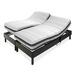Colchón de núcelo HR SANIPLUS 8K 90x190cm Colchón de núcelo HR SANIPLUS 8K 90x190cm Blanco/ Gris