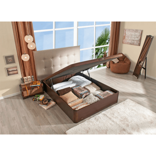 Sommier FLEX BOX rebatÃvel roupeiro horizontal wengue 160x200cm Sommier FLEX BOX rebatÃvel roupeiro horizontal wengue 160x200cm