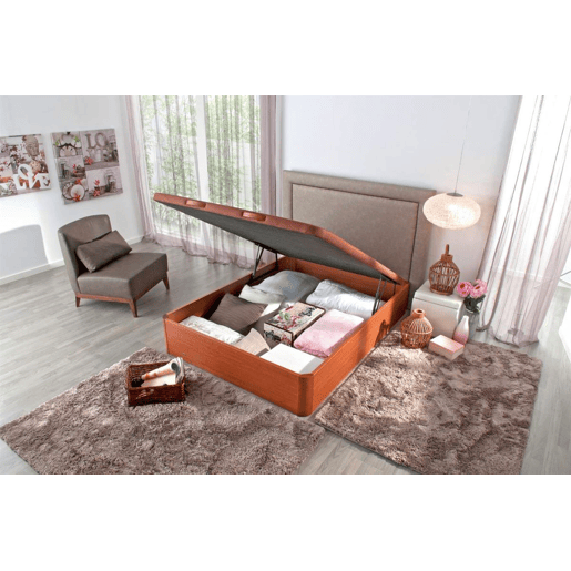 Sommier FLEX BOX roupeiro horizontal cerejeira 140x190cm