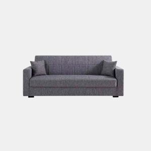 Sofá cama NORA 3 lugares cinza