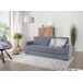 Sofá cama NORA 3 plazas color gris Sofá cama NORA 3 plazas color gris Gris