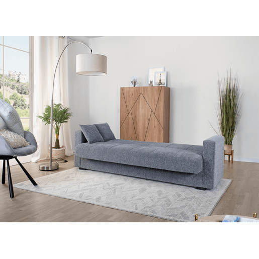Sofá cama NORA 3 lugares cinza