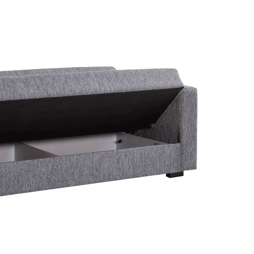 Sofá cama NORA 3 lugares cinza
