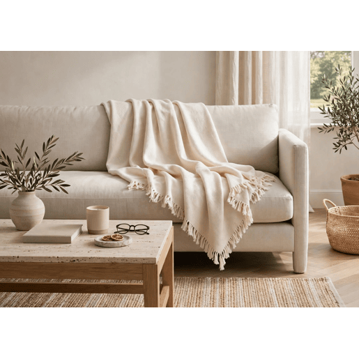 Xadrez LISO 180x260cm em cor cru Xadrez LISO 180x260cm em cor cru
